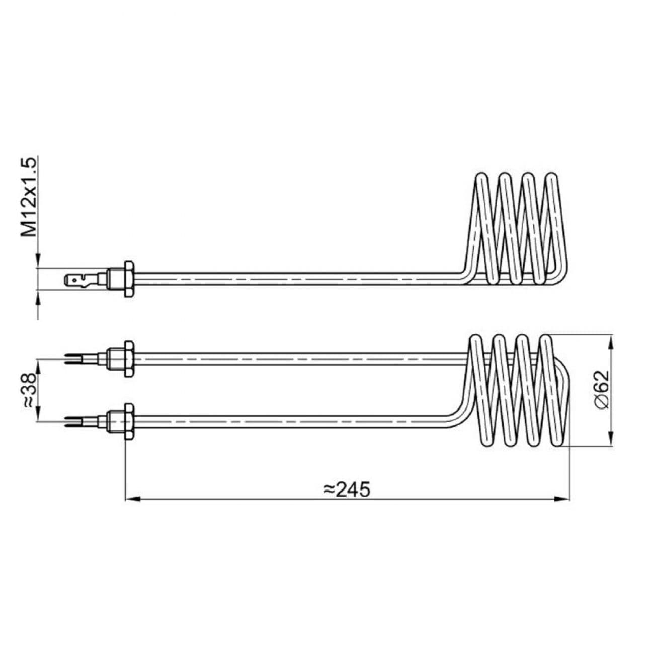 GREJAČ GPB-2000W 230V NM TERMORAD thumbnail 2