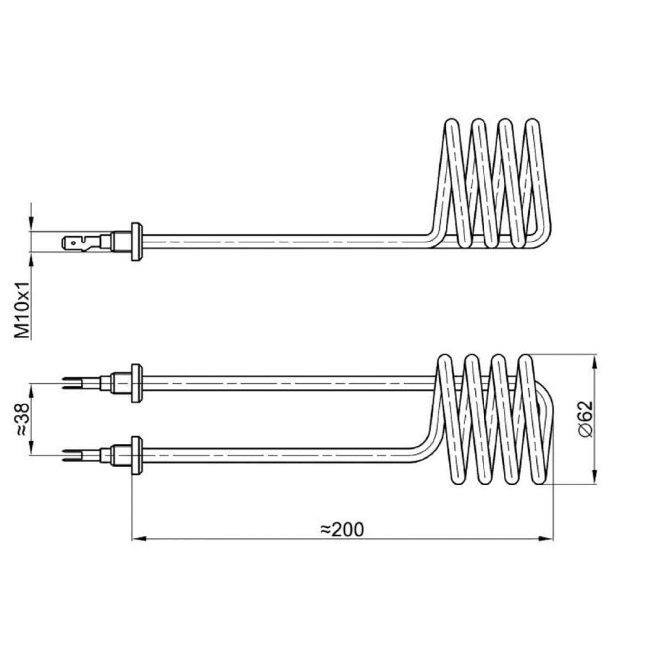 GREJAČ GPB-1500W 230V NM FI8.1 thumbnail 2
